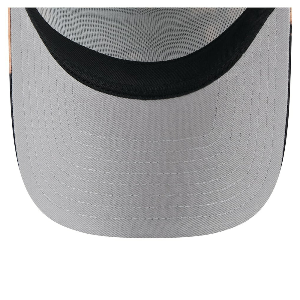 New England Patriots New Era Bleached 9FORTY A-Frame Adjustable Hat Black