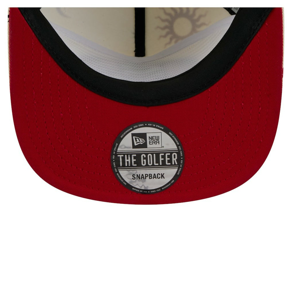 San Francisco 49ers New Era Celestial Golfer Snapback Hat Cream