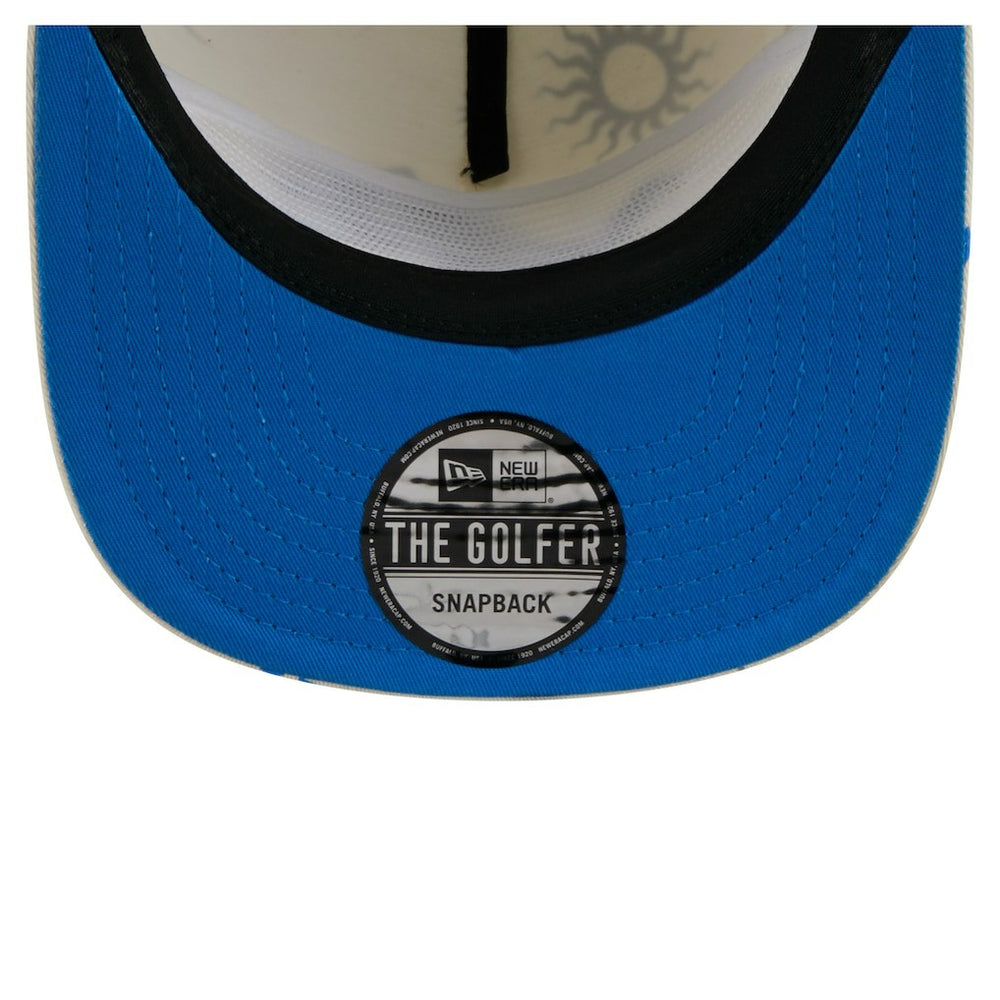Detroit Lions New Era Celestial Golfer Snapback Hat Cream