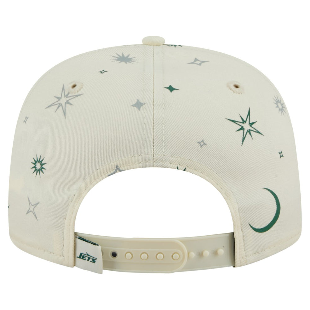New York Jets New Era Celestial Golfer Snapback Hat Cream