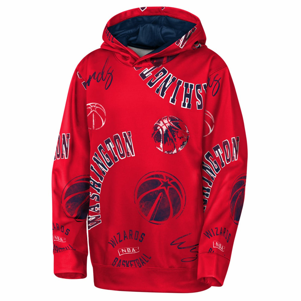 Washington Wizards Outerstuff Youth Moving Violation Hoodie Red