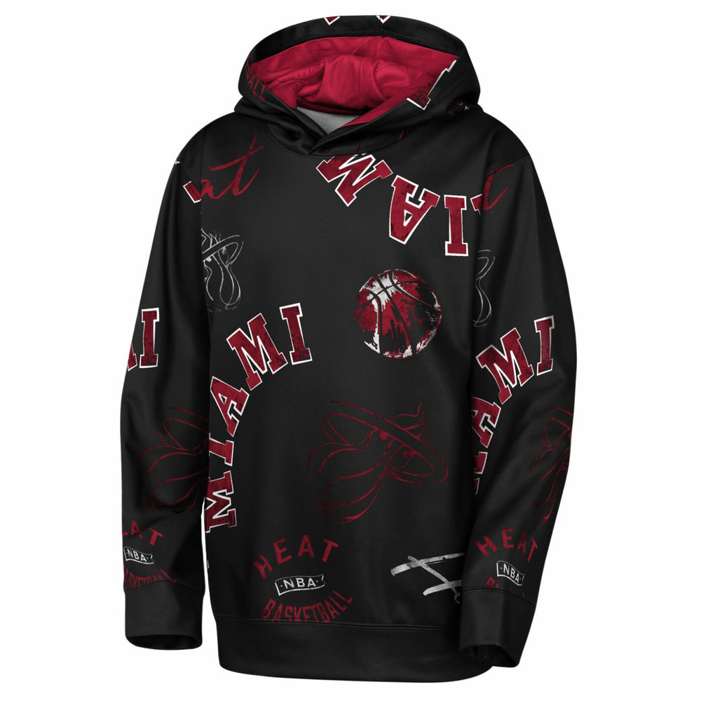 Miami Heat Outerstuff Youth Moving Violation Hoodie Black
