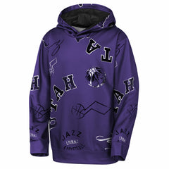 Utah Jazz Outerstuff Youth Moving Violation Hoodie Purple