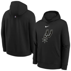 San Antonio Spurs Youth 2025/26 Club Fleece Hoodie Black | Nike outlet