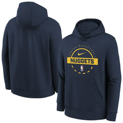 Denver Nuggets Youth 2025/26 Club Fleece Practice Hoodie for sale Navy | Nike US