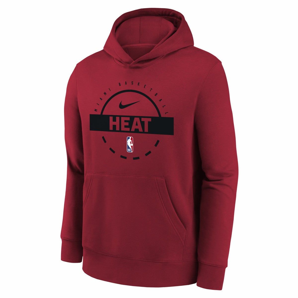 Miami Heat Youth 2025/26 Club Fleece Practice Hoodie Red | Nike US