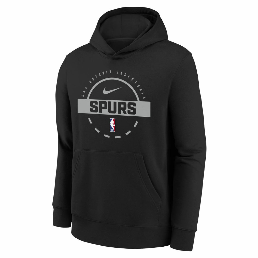 San Antonio Spurs Youth 2025/26 Club Fleece Practice Hoodie Black | Nike discount
