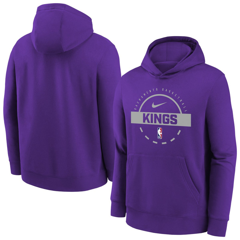 Sacramento Kings Youth 2025/26 Club Fleece Practice Hoodie Purple | Nike online
