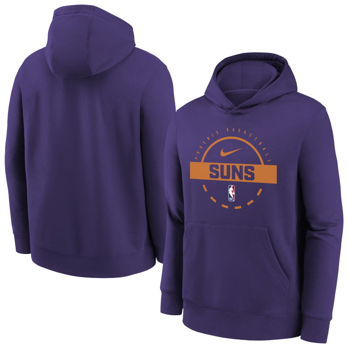 Phoenix Suns Youth 2025/26 Club Fleece Practice Hoodie Purple | Nike discount