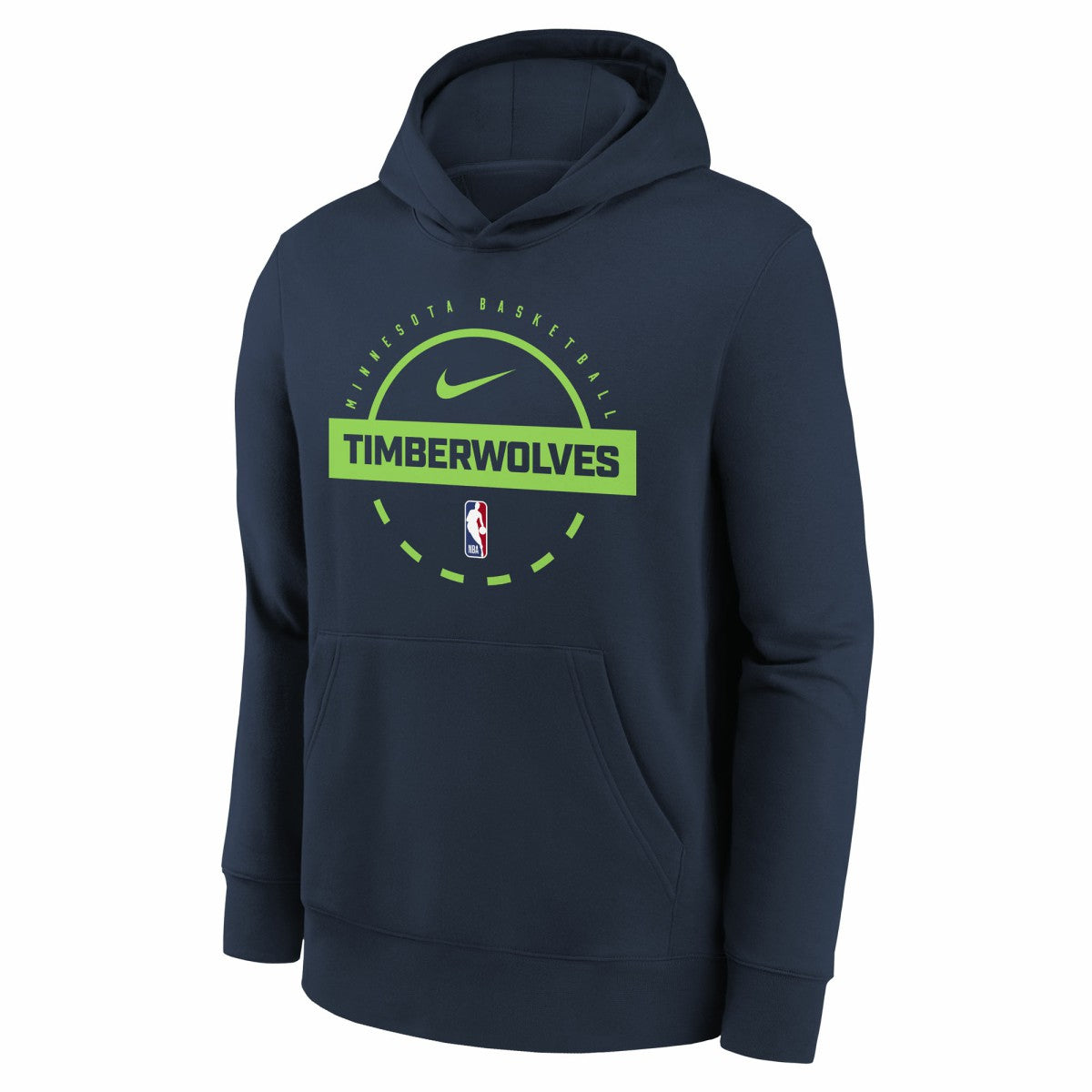 Minnesota Timberwolves Youth 2025/26 Club Fleece Practice Hoodie Navy | Nike outlet