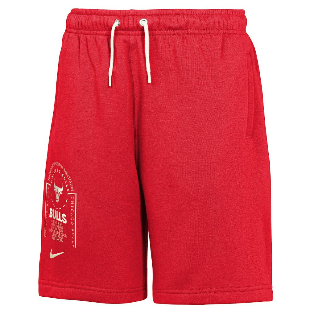 Chicago Bulls Youth Courtside Club Fleece Shorts Red | Nike