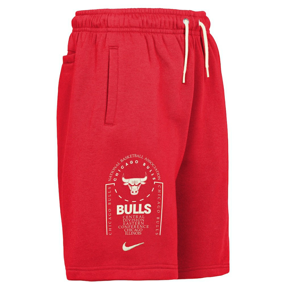 Chicago Bulls Youth Courtside Club Fleece Shorts Red | Nike