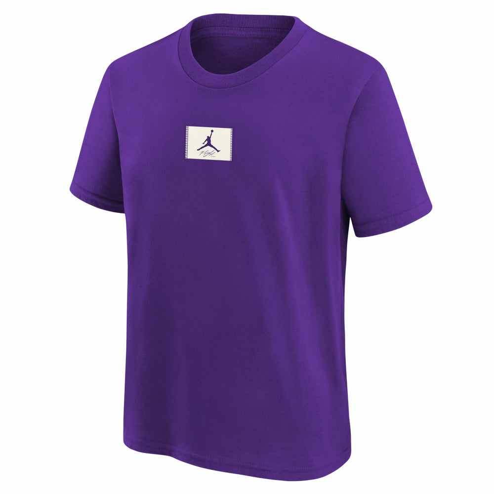Los Angeles Lakers Jordan Brand Youth Courtside Statement 85 T-Shirt Purple