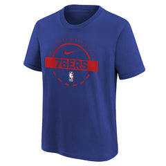Philadelphia 76ers Youth Practice T-Shirt Royal | Nike Near Me