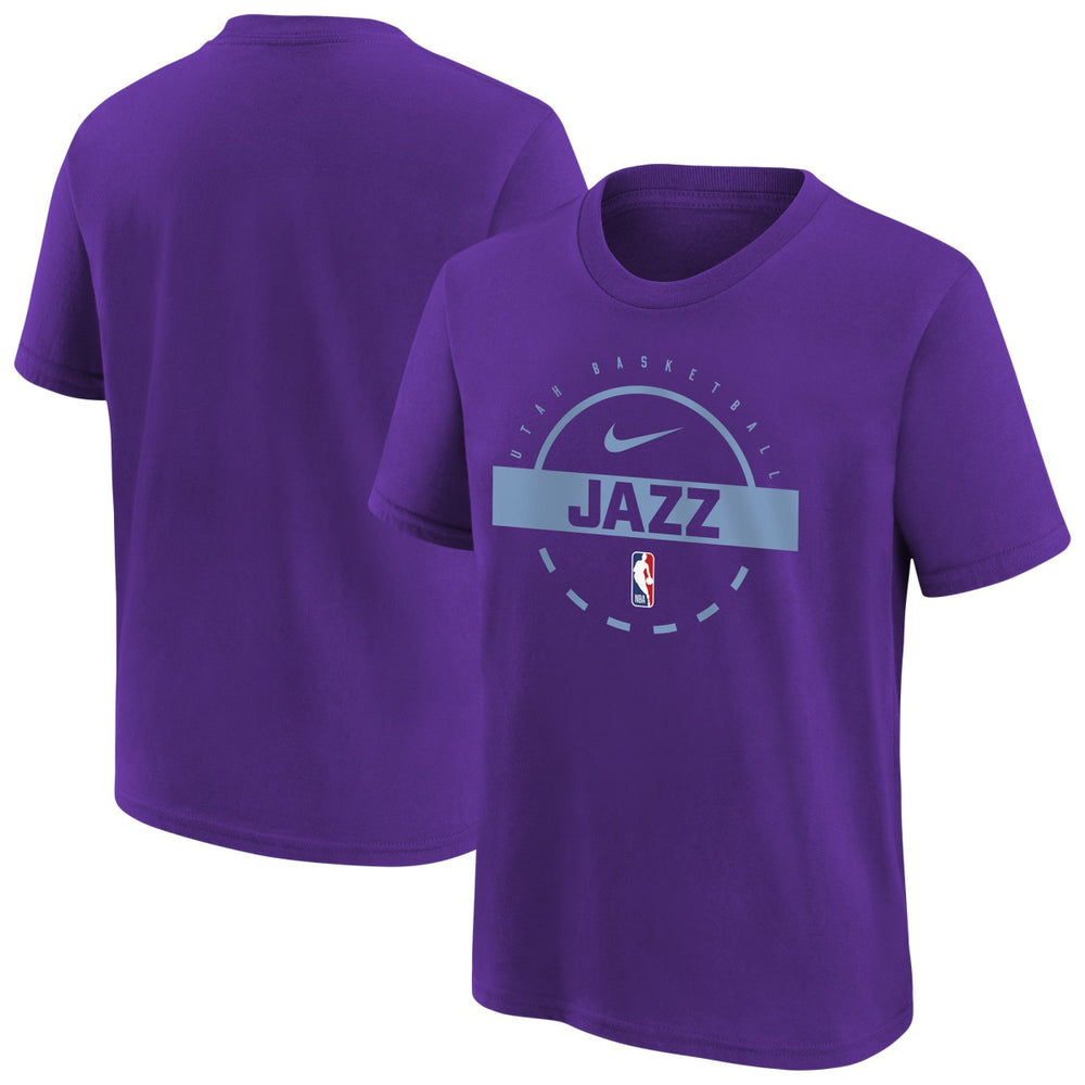 Utah Jazz Youth Practice T-Shirt Purple | Nike
