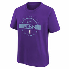 Utah Jazz Youth Practice T-Shirt Purple | Nike