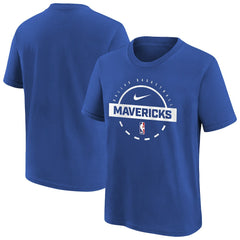 Dallas Mavericks Youth Practice T-Shirt for sale Blue | Nike Near Me