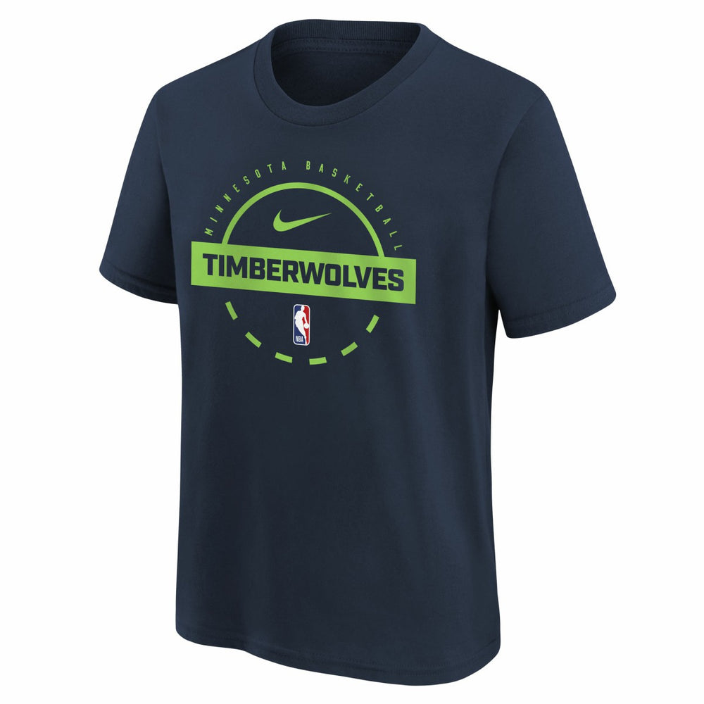 Minnesota Timberwolves Youth Practice T-Shirt Navy | Nike discount