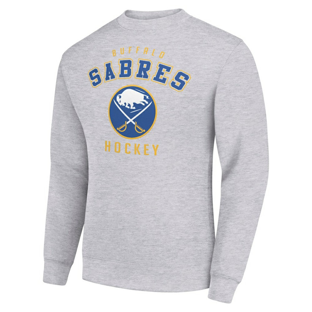 Buffalo Sabres Men's Starter Team Logo Fleece Pullover Sweatshirt - Heather Gray - NHL 202601560