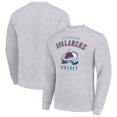 Colorado Avalanche Men's Starter Team Logo Fleece Pullover Sweatshirt - Heather Gray - NHL 202601564