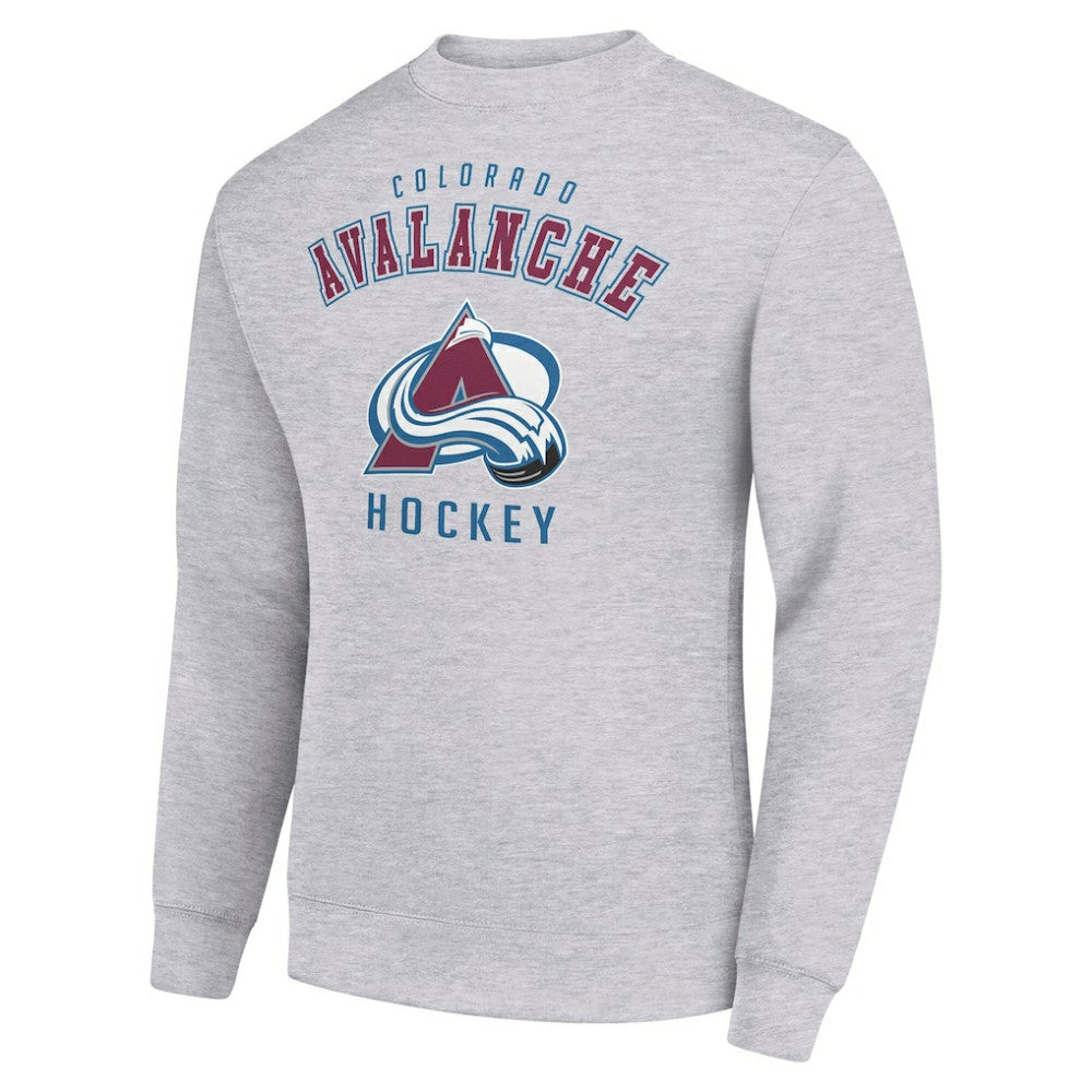 Colorado Avalanche Men's Starter Team Logo Fleece Pullover Sweatshirt - Heather Gray - NHL 202601564
