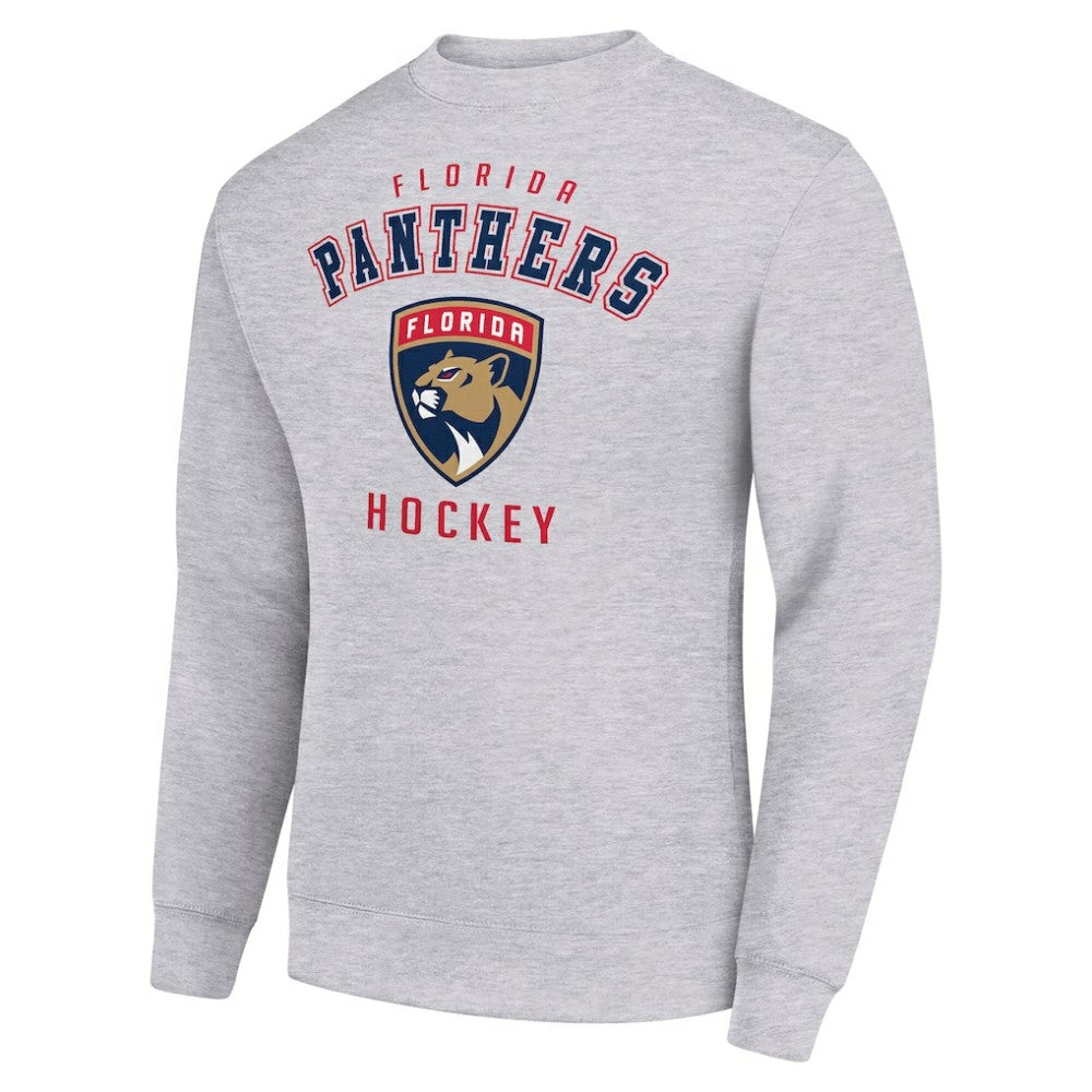 Florida Panthers Men's Starter Team Logo Fleece Pullover Sweatshirt - Heather Gray - NHL 202601570
