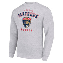 Florida Panthers Men's Starter Team Logo Fleece Pullover Sweatshirt - Heather Gray - NHL 202601570