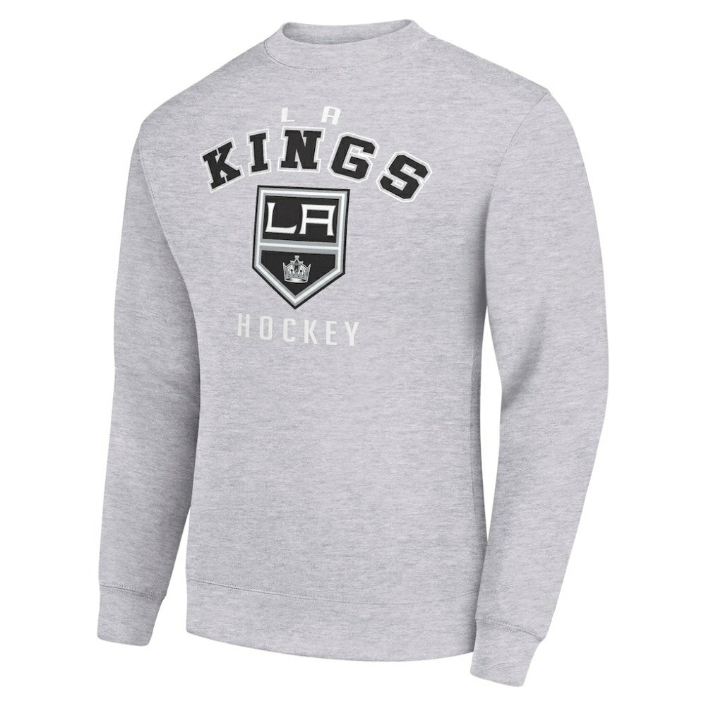 Los Angeles Kings Men's Starter Team Logo Fleece Pullover Sweatshirt - Heather Gray - NHL 202601572