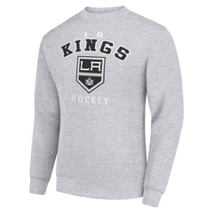 Los Angeles Kings Men's Starter Team Logo Fleece Pullover Sweatshirt - Heather Gray - NHL 202601572
