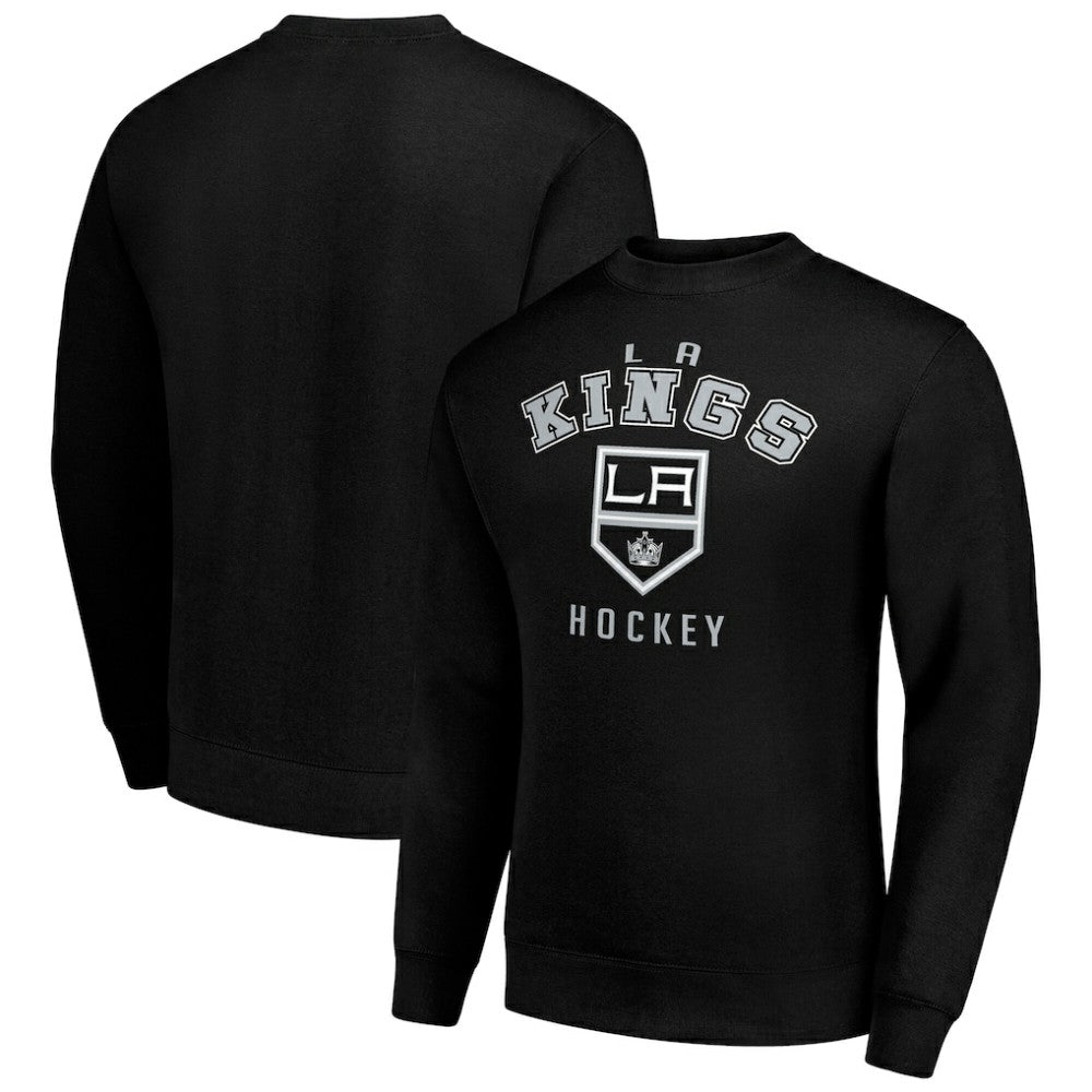 Los Angeles Kings Men's Starter Team Logo Fleece Pullover Sweatshirt - Black - NHL 202601575