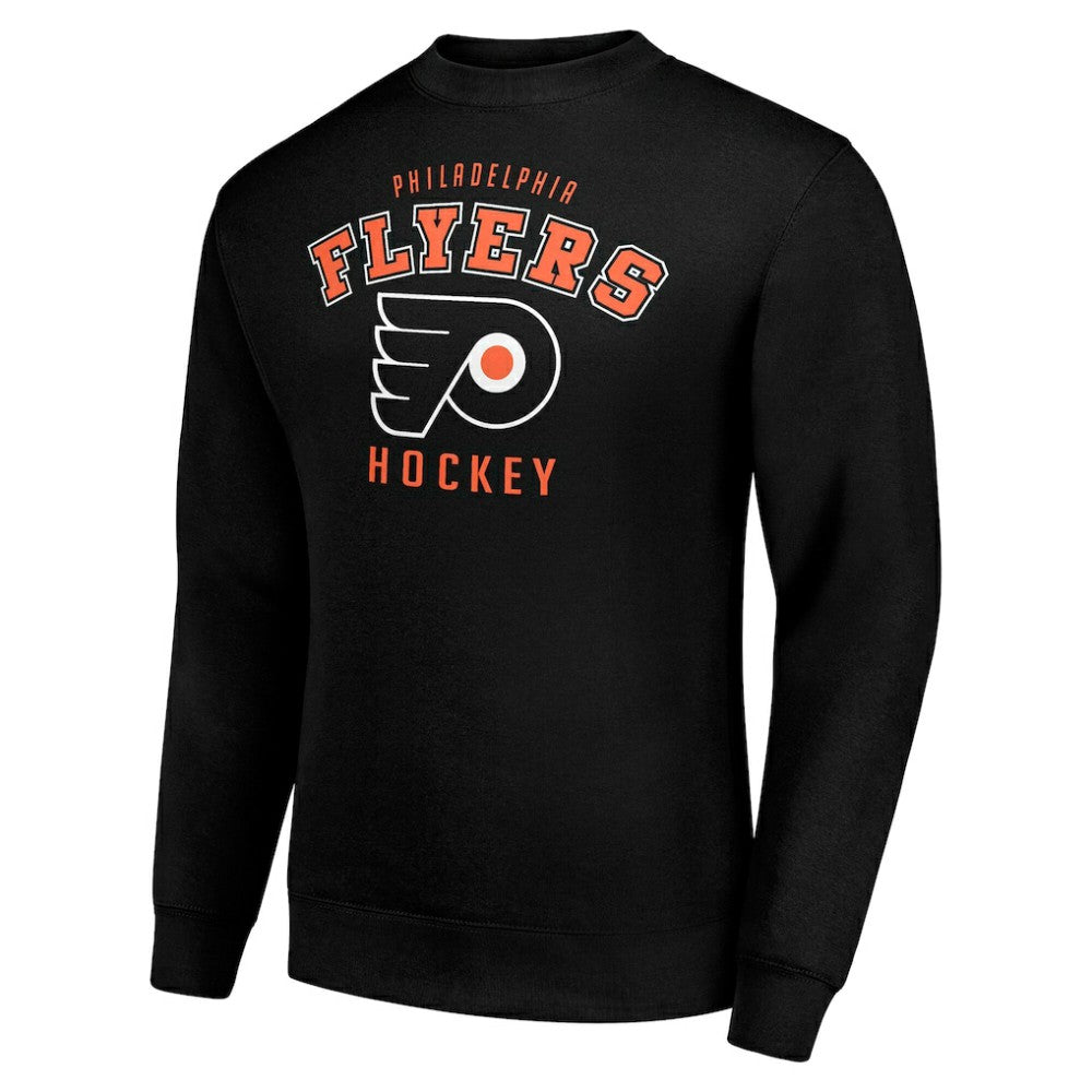 Philadelphia Flyers Men's Starter Team Logo Fleece Pullover Sweatshirt - Black - NHL 202601584