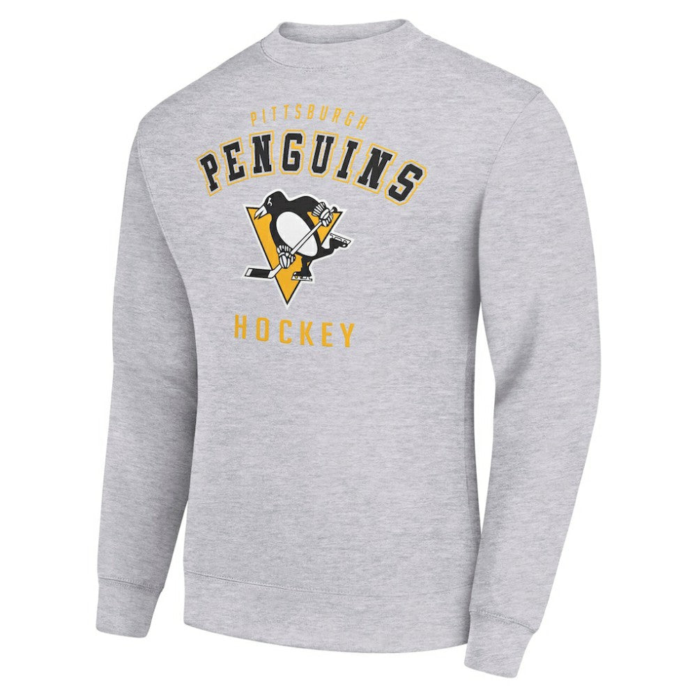 Pittsburgh Penguins Men's Starter Team Logo Fleece Pullover Sweatshirt - Heather Gray - NHL 202601595