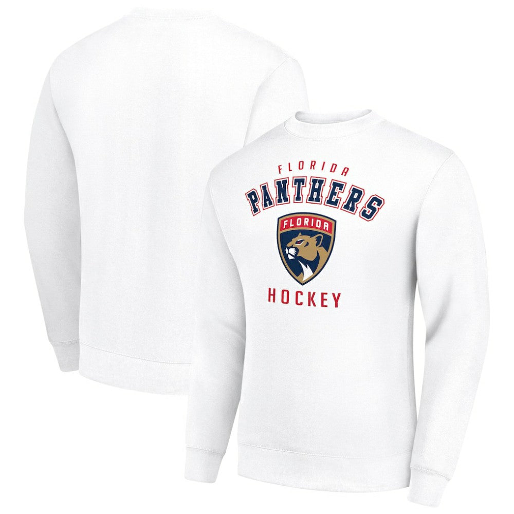 Florida Panthers Men's Starter Team Logo Fleece Pullover Sweatshirt - White - NHL 202601605