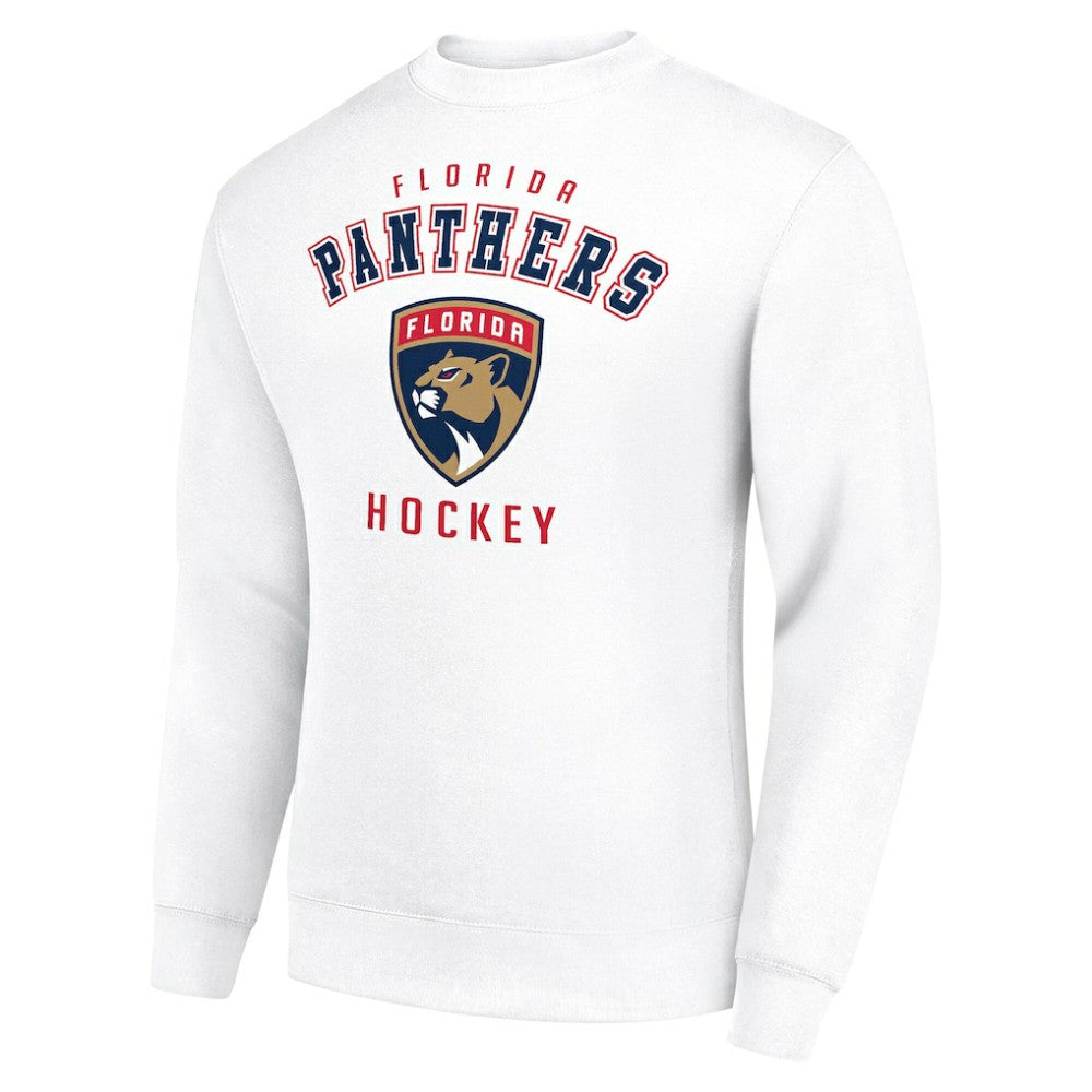 Florida Panthers Men's Starter Team Logo Fleece Pullover Sweatshirt - White - NHL 202601605