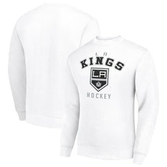 Los Angeles Kings Men's Starter Team Logo Fleece Pullover Sweatshirt - White - NHL 202601606