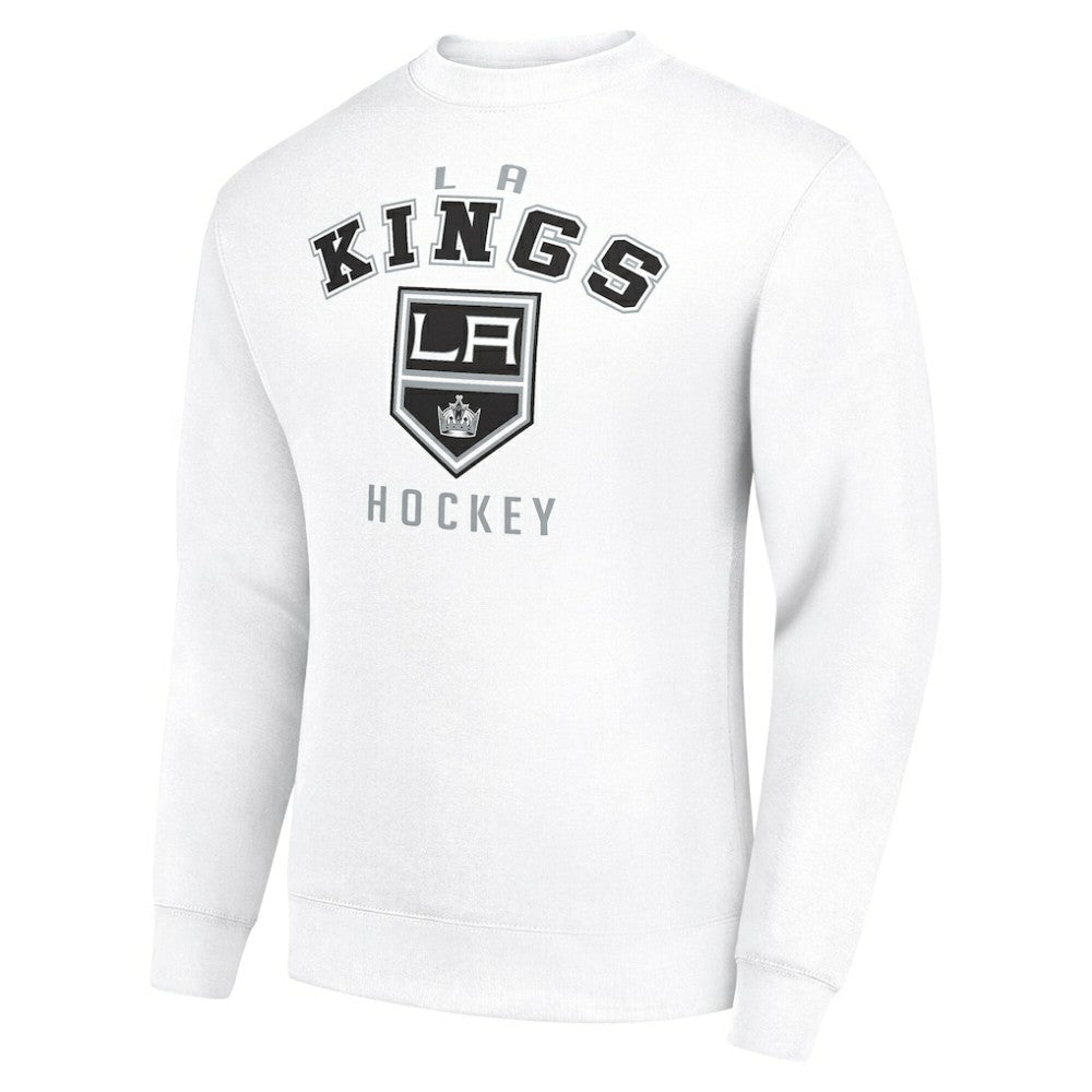 Los Angeles Kings Men's Starter Team Logo Fleece Pullover Sweatshirt - White - NHL 202601606