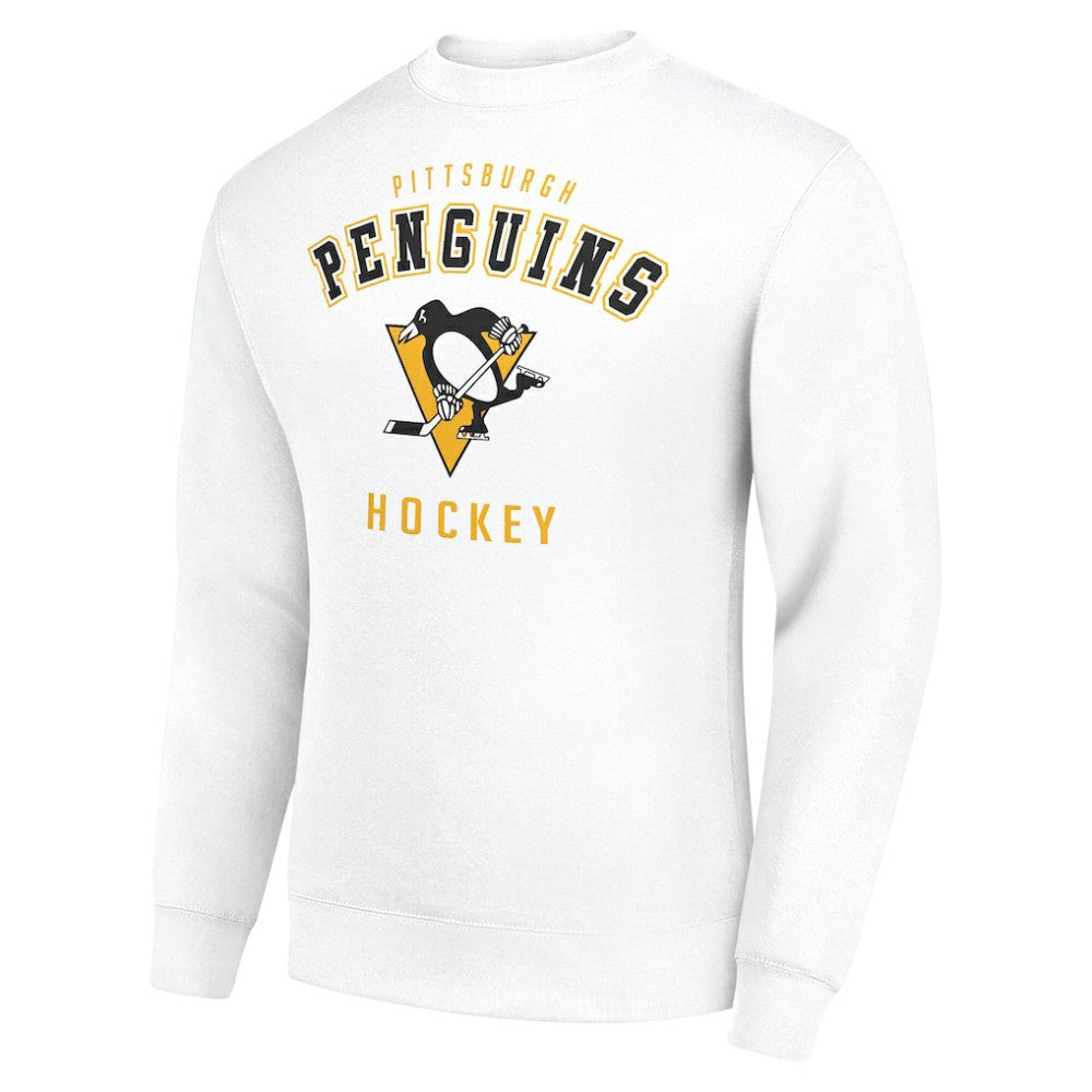 Pittsburgh Penguins Men's Starter Team Logo Fleece Pullover Sweatshirt - White - NHL 202601608
