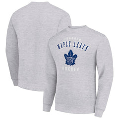 Toronto Maple Leafs Men's Starter Team Logo Fleece Pullover Sweatshirt - Heather Gray - NHL 202601609