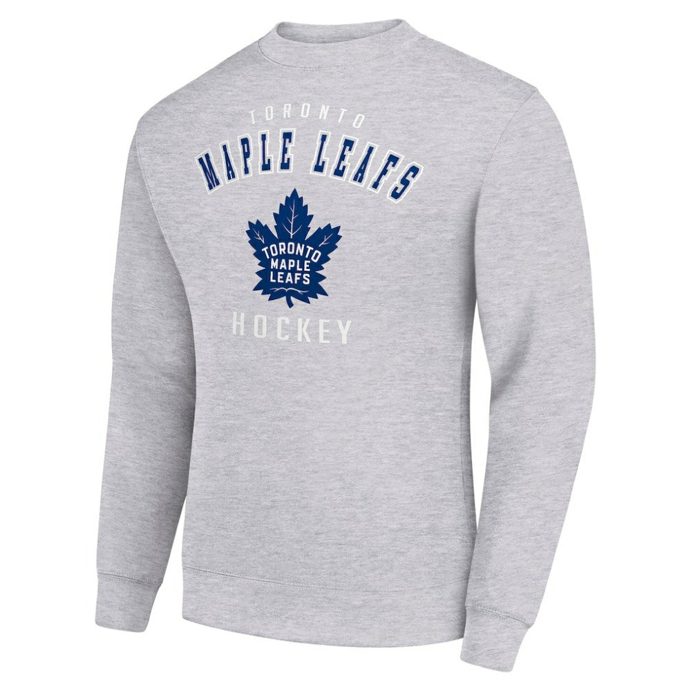 Toronto Maple Leafs Men's Starter Team Logo Fleece Pullover Sweatshirt - Heather Gray - NHL 202601609