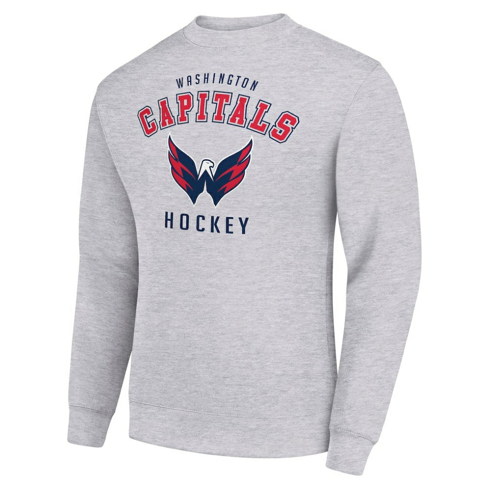 Washington Capitals Men's Starter Team Logo Fleece Pullover Sweatshirt - Heather Gray - NHL 202601615