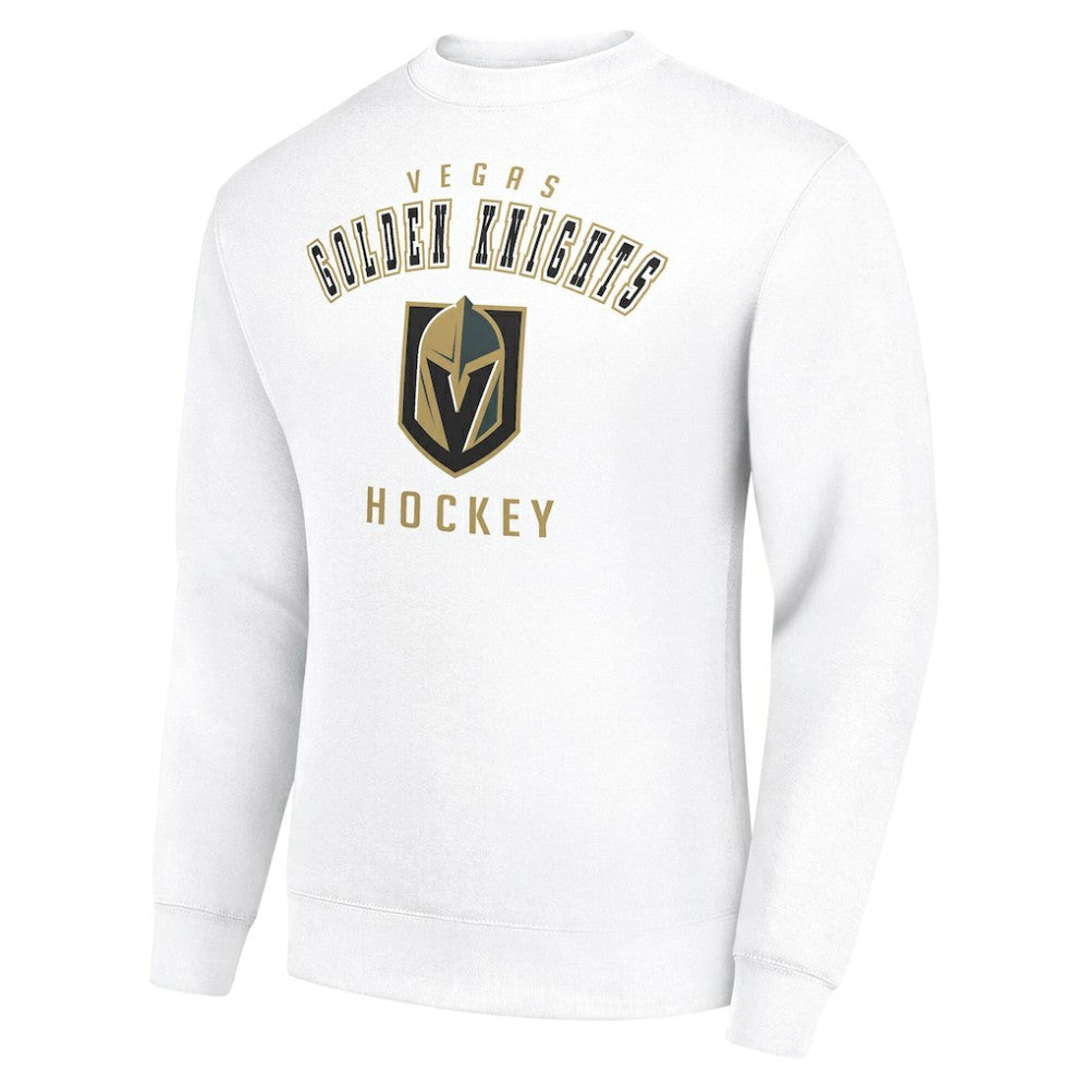 Vegas Golden Knights Men's Starter Team Logo Fleece Pullover Sweatshirt - White - NHL 202601622