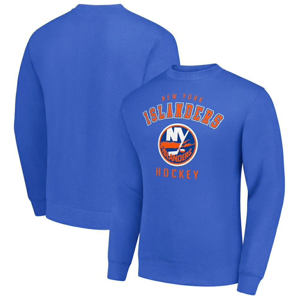 New York Islanders Men's Starter Team Logo Fleece Pullover Sweatshirt - Royal - NHL 202601628