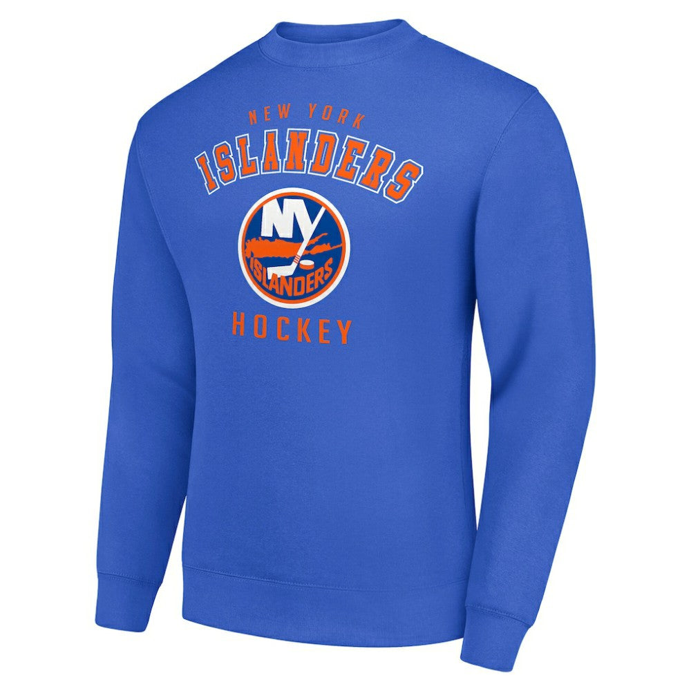 New York Islanders Men's Starter Team Logo Fleece Pullover Sweatshirt - Royal - NHL 202601628