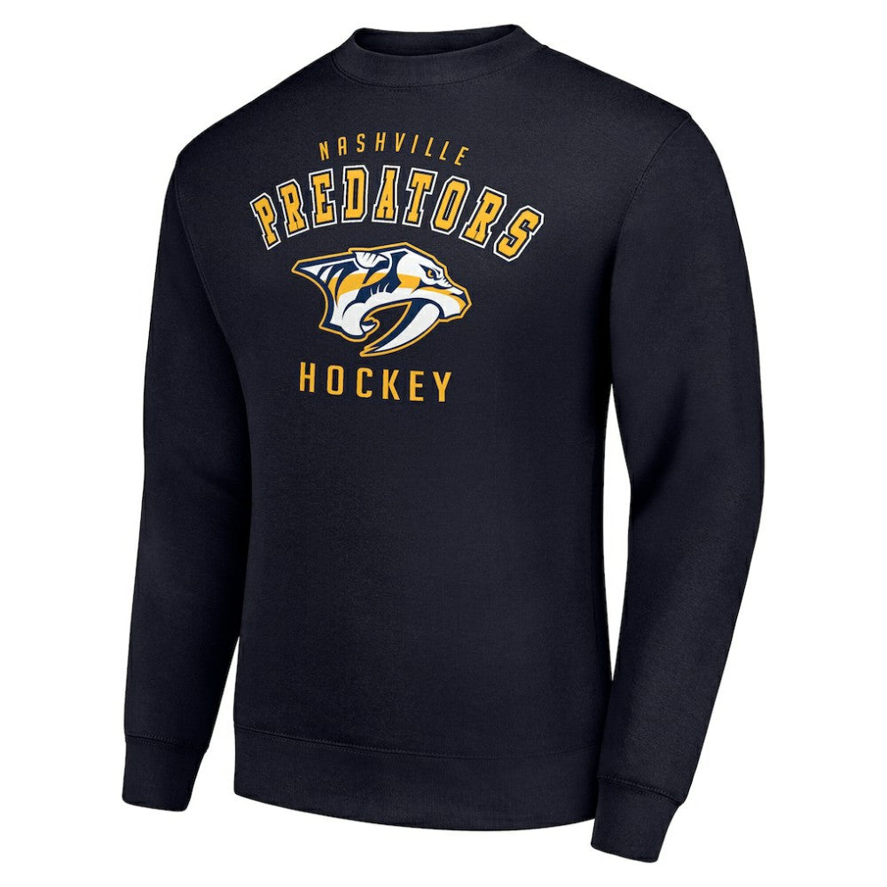 Nashville Predators Men's Starter Team Logo Fleece Pullover Sweatshirt - Navy - NHL 202601630