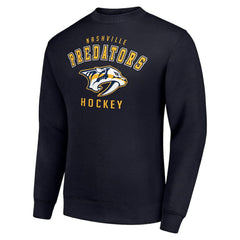 Nashville Predators Men's Starter Team Logo Fleece Pullover Sweatshirt - Navy - NHL 202601630