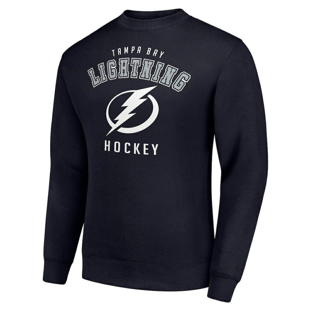 Tampa Bay Lightning Men's Starter Team Logo Fleece Pullover Sweatshirt - Navy - NHL 202601636