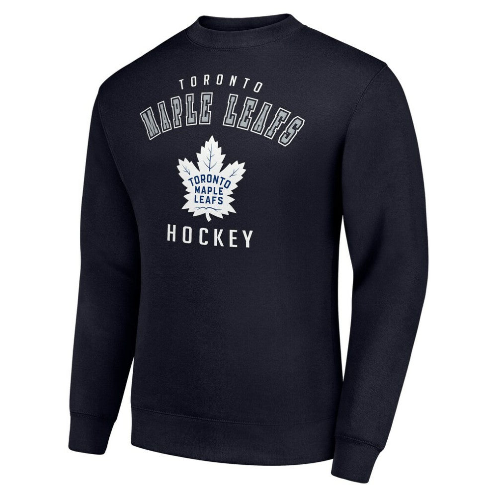 Toronto Maple Leafs Men's Starter Team Logo Fleece Pullover Sweatshirt - Navy - NHL 202601637