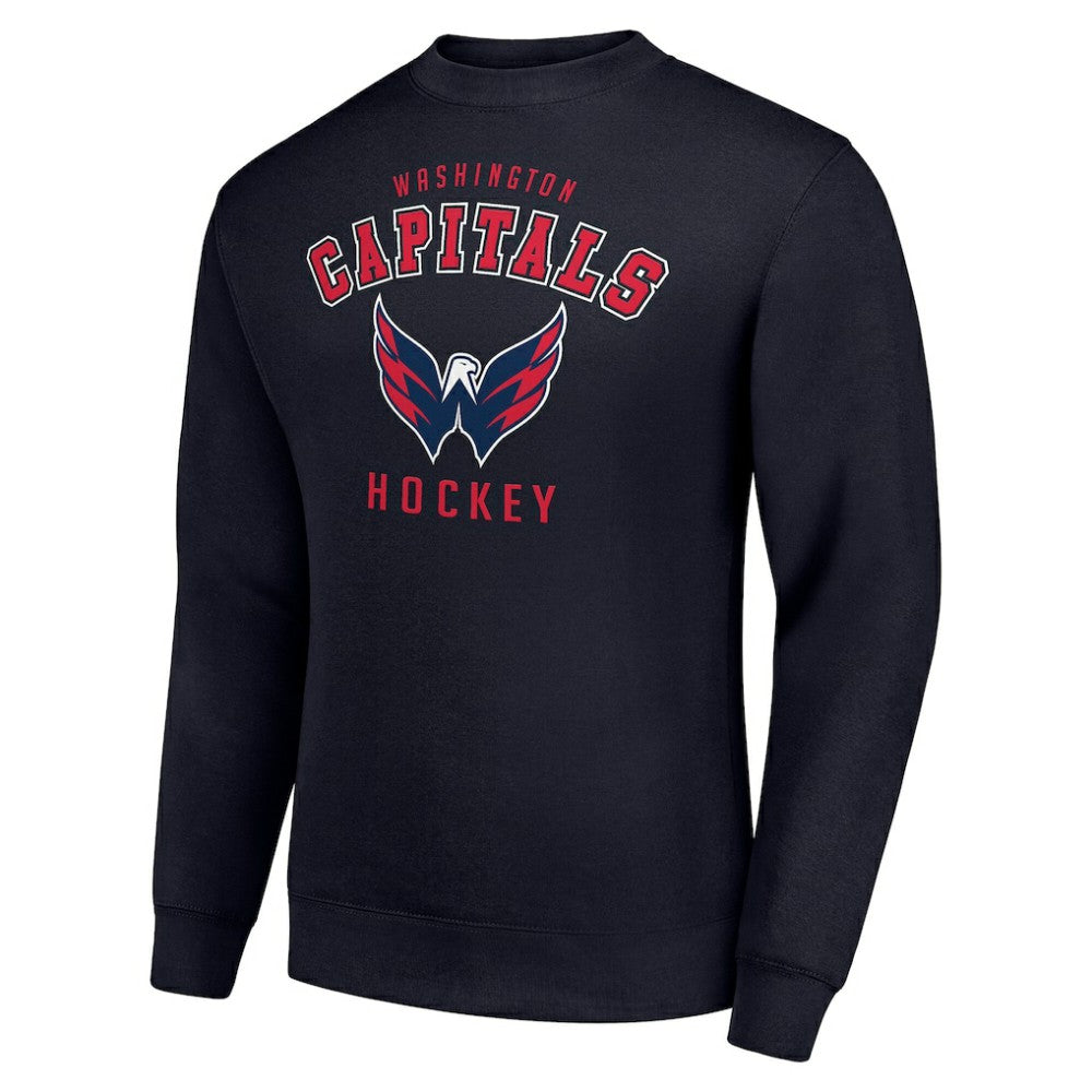Washington Capitals Men's Starter Team Logo Fleece Pullover Sweatshirt - Navy - NHL 202601640