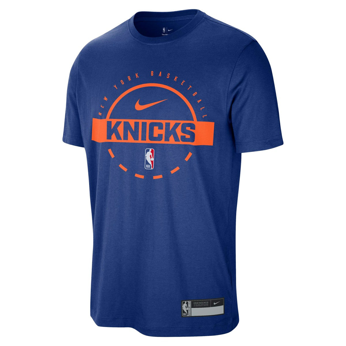 New York Knicks 2025/26 On-Court Flare Performance Practice T-Shirt Blue | Nike discount