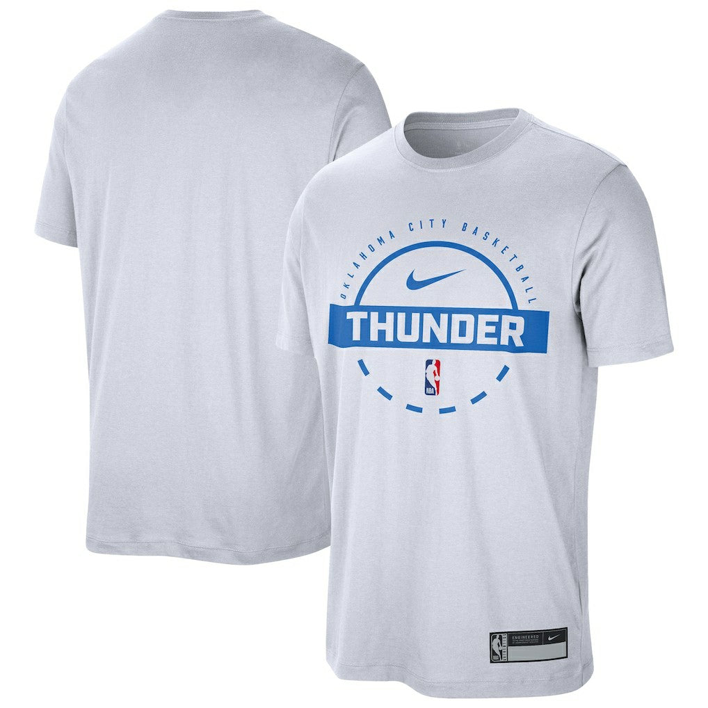 Oklahoma City Thunder 2025/26 On-Court Flare Performance Practice T-Shirt for sale White | Nike outlet